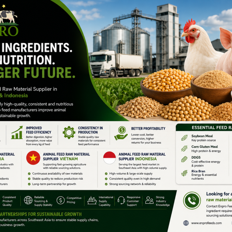 Reliable Animal Feed Raw Material Supplier in Southeast Asia | Enpro Feeds