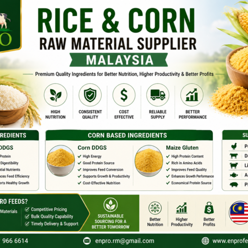 Rice and Corn Raw Material Supplier Malaysia