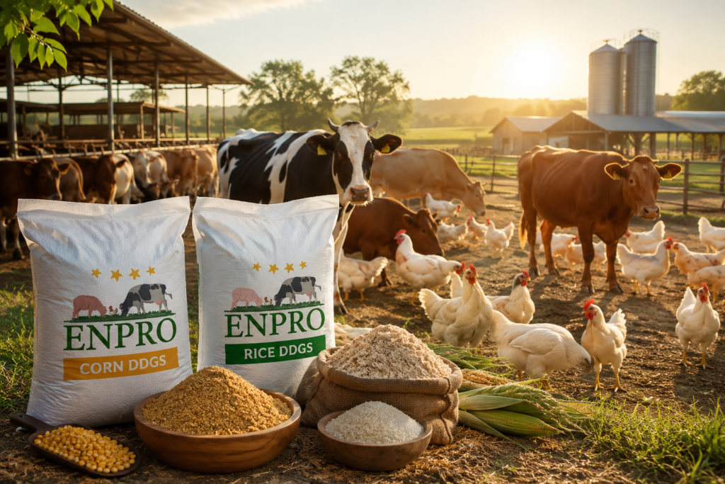Exporter of Corn and Rice DDGS